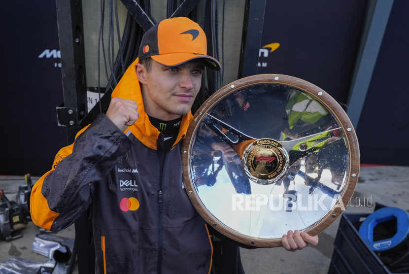 Lando Norris Ungguli Verstappen di GP Australia, Seru tapi Sukses!